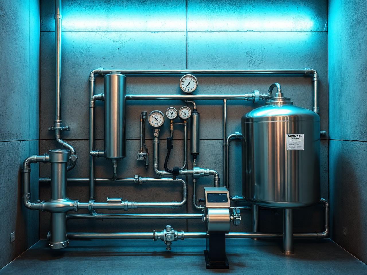 Sistema de presión y tratamiento de agua instalado por Aquargy Systems